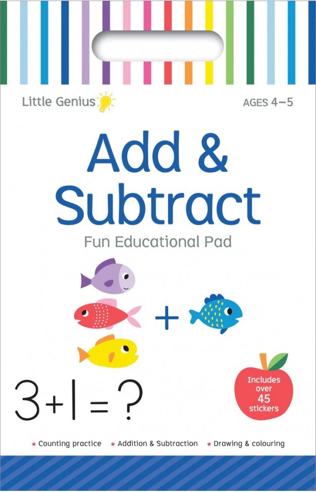 Little Genius Vol  2  Small Activity Pad   Add And Subtract